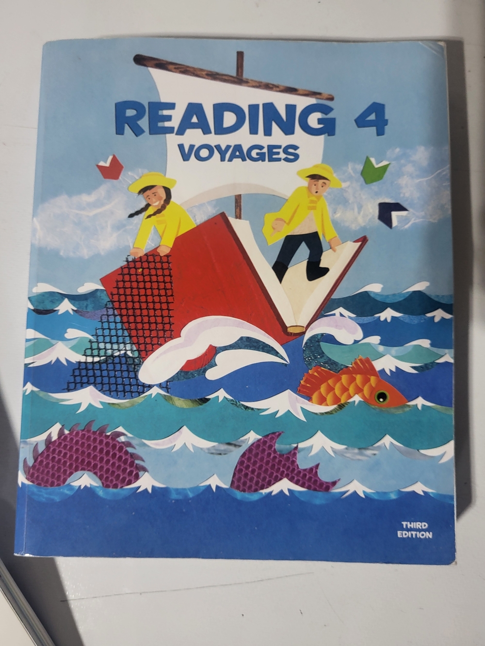 Reading 4 Voyages Illustrated Children's Workbook - Blue & Red Cover